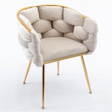 صندلی نهارخوری مدل پفکی بافت