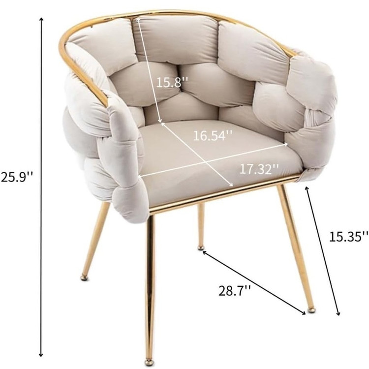 صندلی نهارخوری مدل پفکی بافت