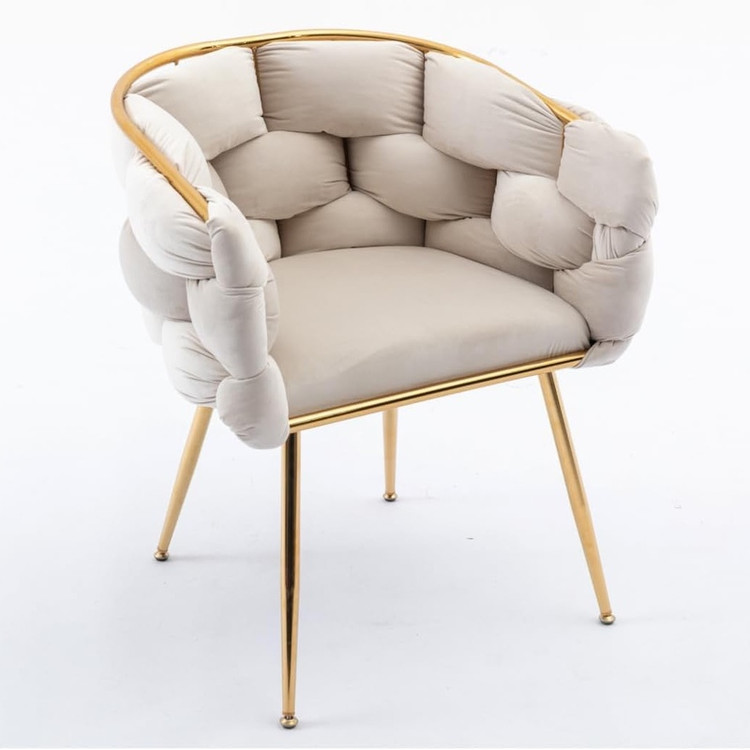 صندلی نهارخوری مدل پفکی بافت