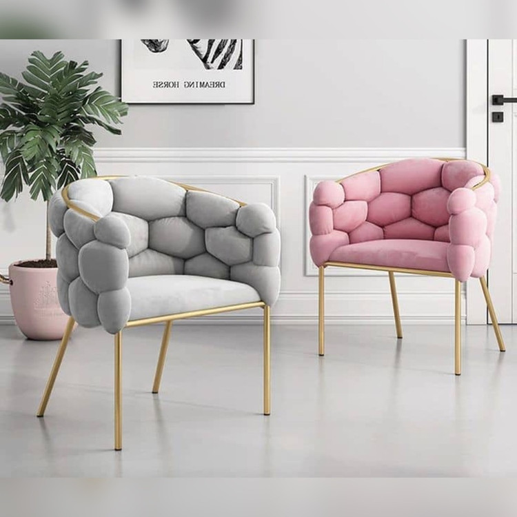 صندلی نهارخوری مدل پفکی بافت