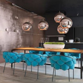 صندلی نهارخوری مدل پفکی بافت